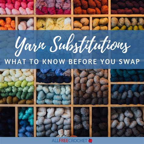 yarn substitutions chart